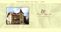 Desktop Screenshot of penzionruza.cz